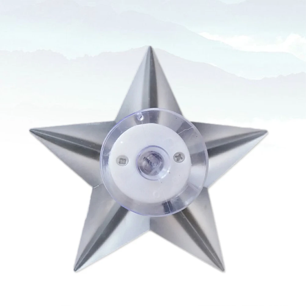 

10 pcs Led Five Pointed Star Night Light Color Changing Operated Sucker Mount For Kids Room Bedroom Nursery Home Decor