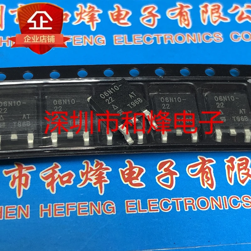 5 pces-10 pces 06n10-22 SUD06N10-225L to-252 100v 6.5a novo e original no estoque