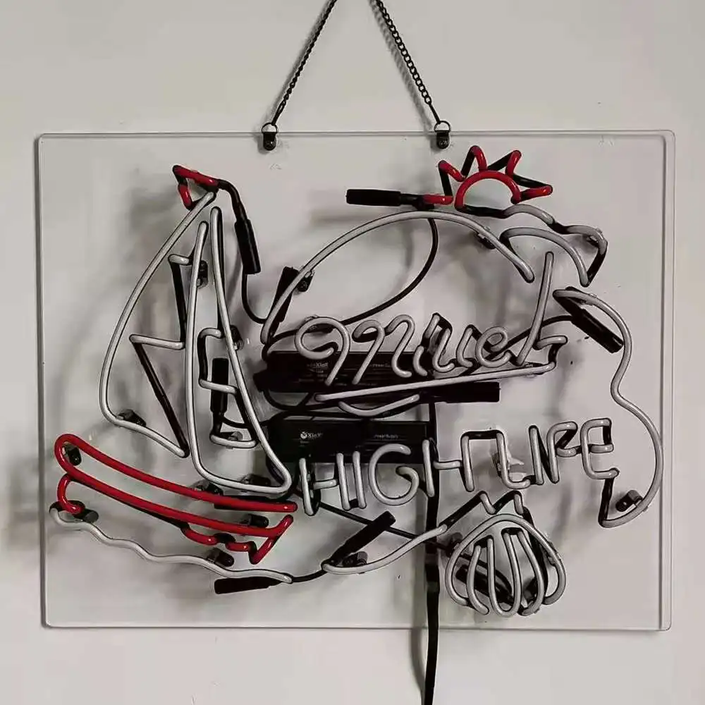 Drop Shipping Personalizzato LED Neon Light Sign Design gratuito per interni Forma rettangolare-per camera da letto Festa di compleanno Decorazioni per la casa