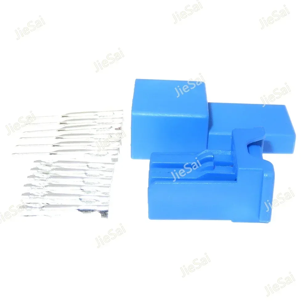 6 Pin Auto Cable Wire Connetcor Unsealed Adapter With Terminal 0.7 Series Blue Car Wiring Socket