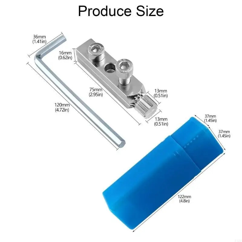 

P82E Universal Faucet Valves Screw Extractor Set Adjustable Broken Screw Remover Tool for Pipe Repair In Kitchens & Bathrooms