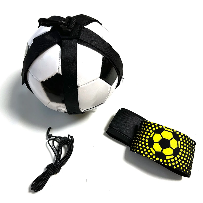 Bolsas de malabares para balón de fútbol, cinturón auxiliar de entrenamiento circular para niños, entrenador de patadas de fútbol, entrenador de