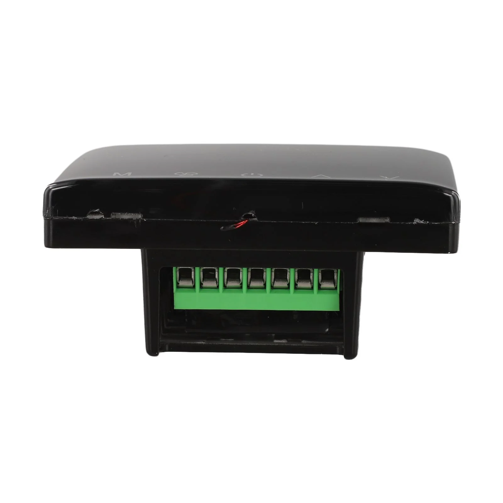 Programmable Thermostat Touch Screen Thermostat Safe And Efficient Operation Stylish Curved Display Black Bedroom