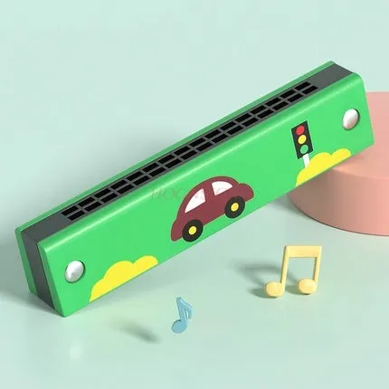 木製子供用ハーモニカおもちゃ赤ちゃん演奏楽器演奏ボーカルハーモニカ赤ちゃん男の子女の子