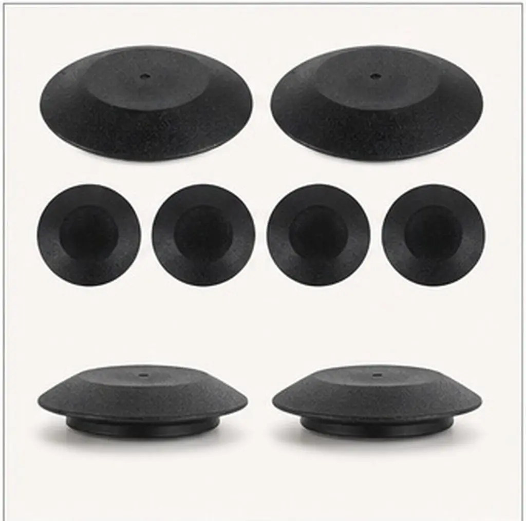 50Pcs Automotive Seal Cover Black PVC Round Hole Plugs Tight Sealing Car Door Panel Stopper Plug Auto Body Dust Moisture