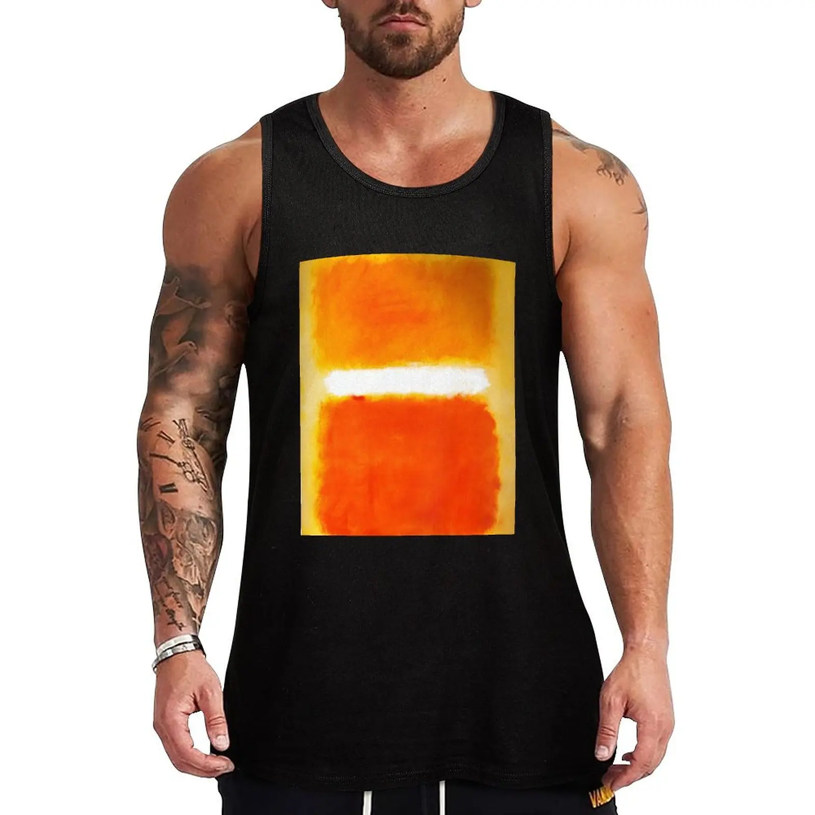 Mark Rothko Tank Top mens designer clothes summer clothes for men Fitness men clothing