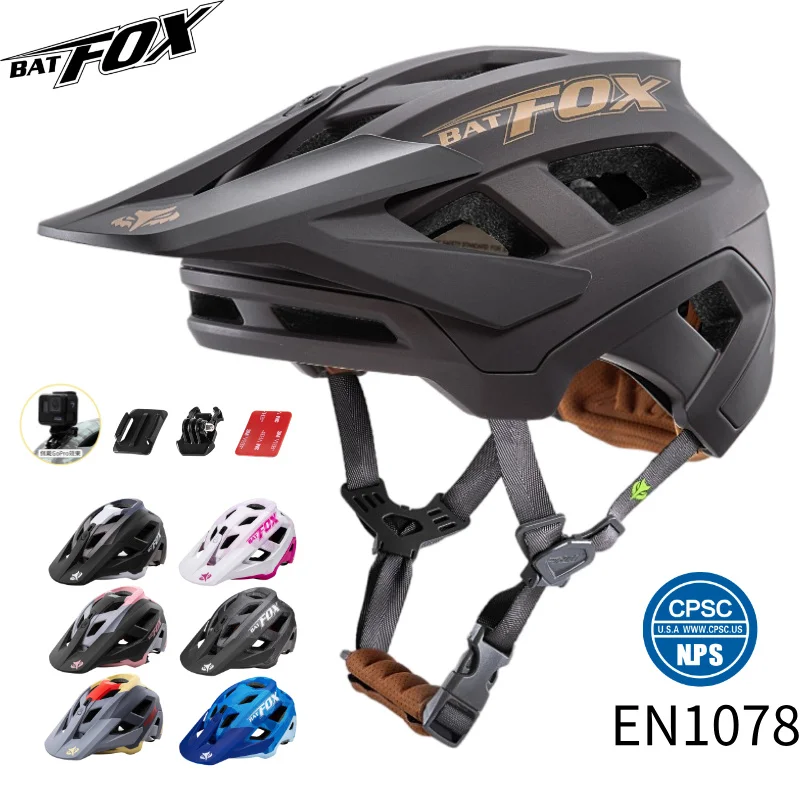 

Шлем BATFOX для мужчин и женщин, летний MTB велосипедный гоночный велосипедный шлем с креплением для экшн-камеры для взрослых, новый шлем Speedframe