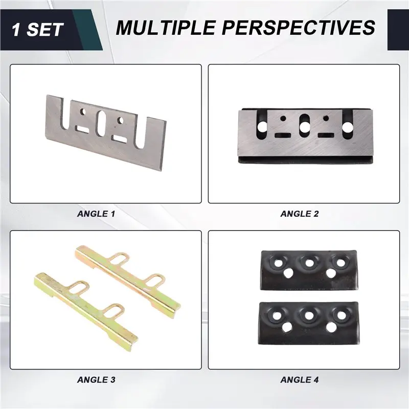 ABCL Woodworking For Makita Dewalt Electric Planer Blades Clamps 3-1/4