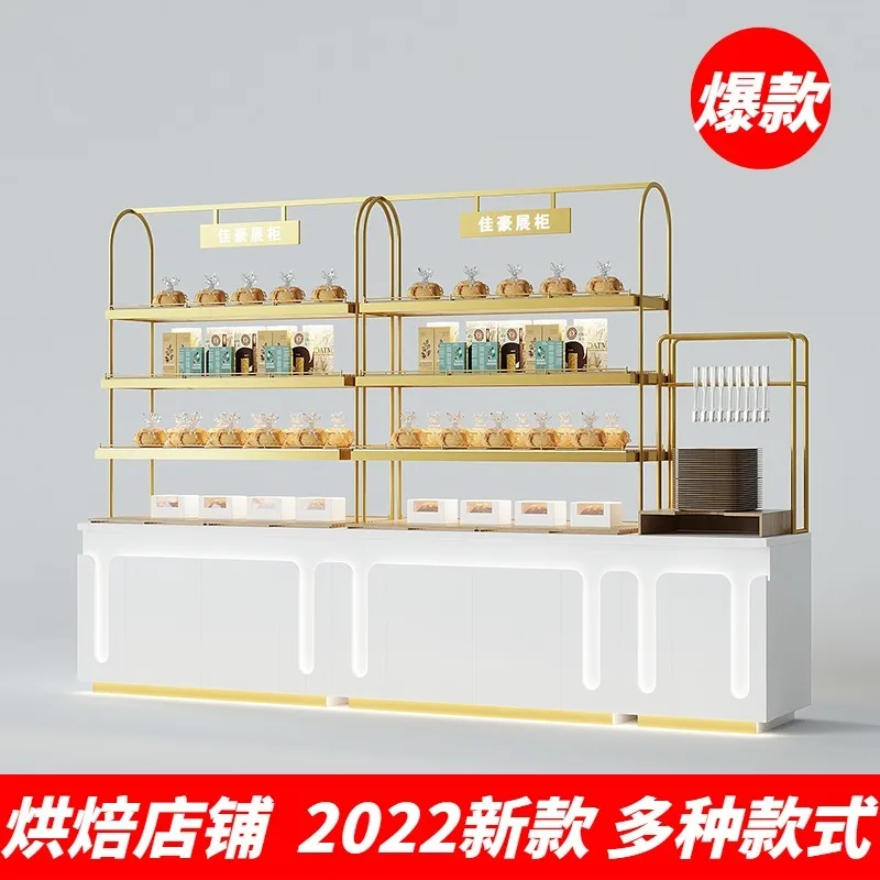 

Custom. High-Grade-Plated Bread Display Nakajima Cabinet West Point Cake Counter Model Cabinet Commercial Glass Pas