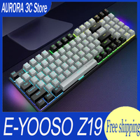 E-Yooso Z19 Mechanical Gaming Keyboard Rgb Wired Usb 94 Keys Custom Keybyelab For Compute Laptop Pc