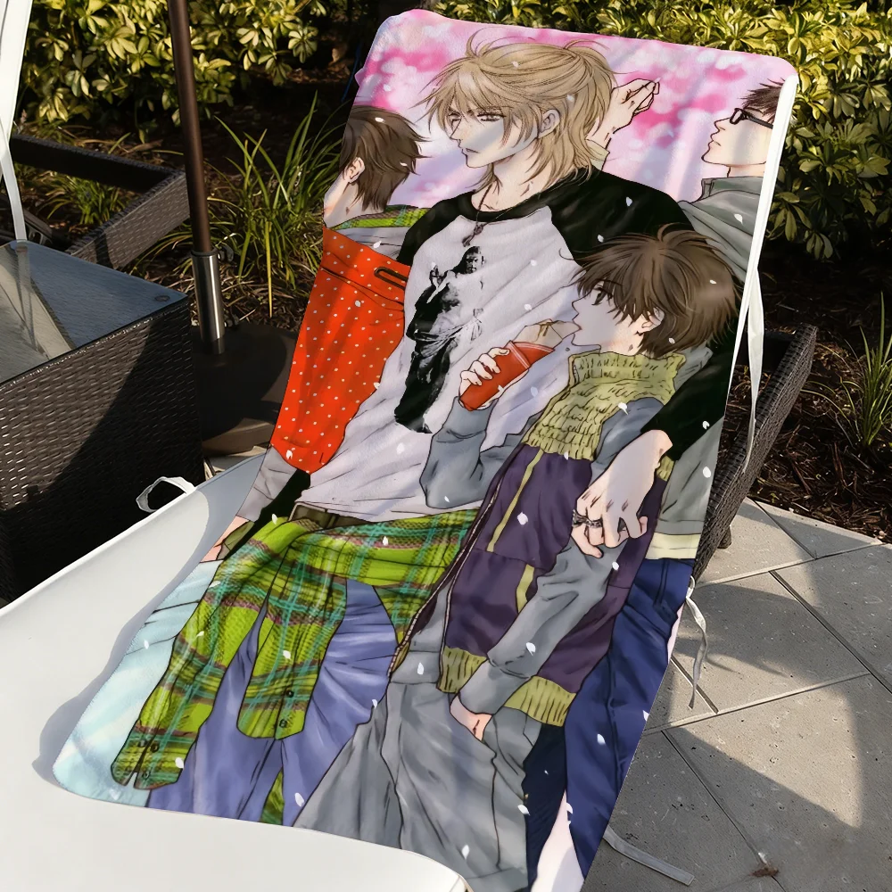Classic Anime S-Super Lovers Towel Quick Dry Soft Yoga Swimming Fitness Mountain Climbing Large Beach Towels
