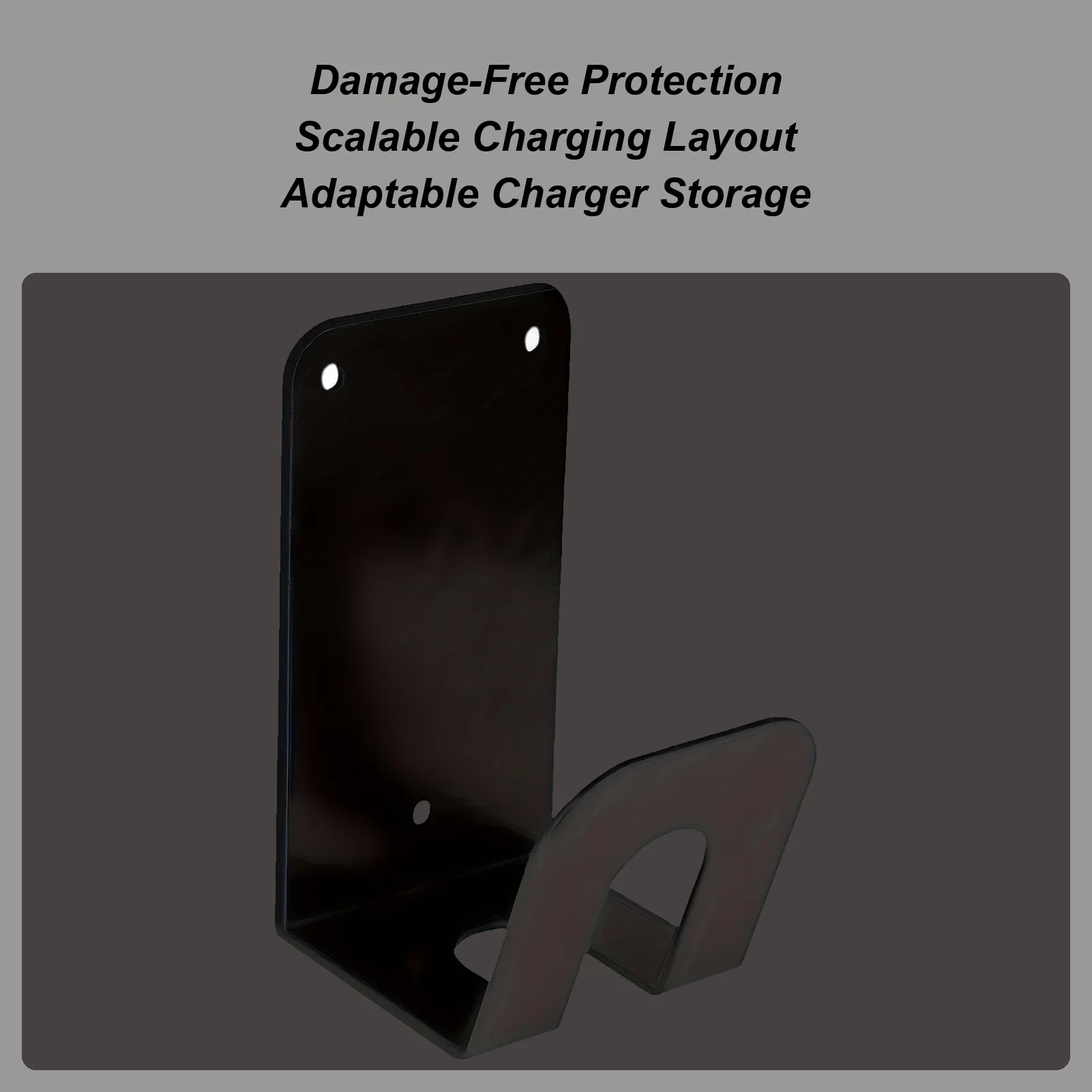 Rak Pengatur Kabel Charger EV Anti Selip untuk Pengemudi Wanita, Rumah, Umum, Dalam Ruangan, Luar Ruangan, Kendaraan, Otomotif