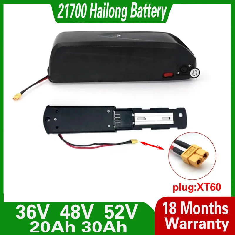 

Hailong Battery 36V 48V 52V 20Ah 30Ah 40Ah 18Ah for Bafang BBS02 BBS03 BBSHD Motor Hailong Battery 36V Hailong 48V-52V