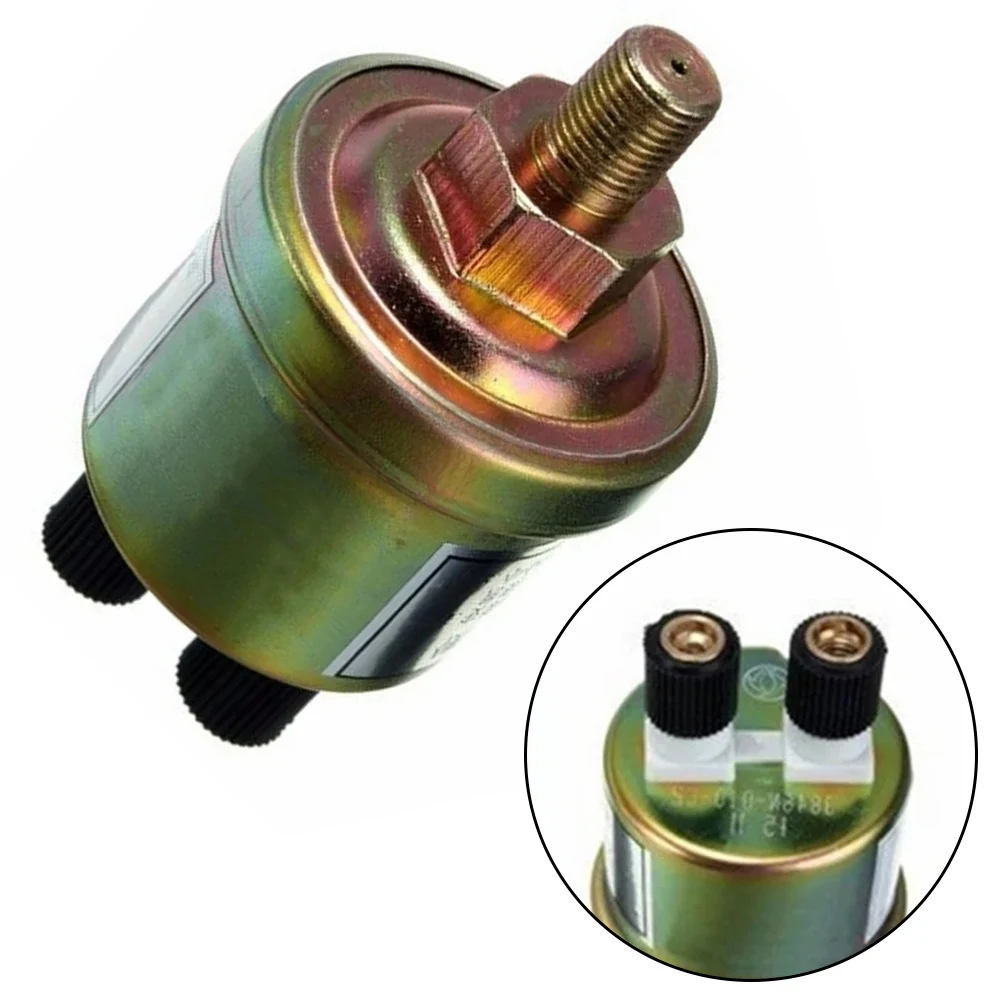 1 buah Aksesori Sensor tekanan minyak Sensor kepala ganda mobil 1/8NPT induksi 80x40mm