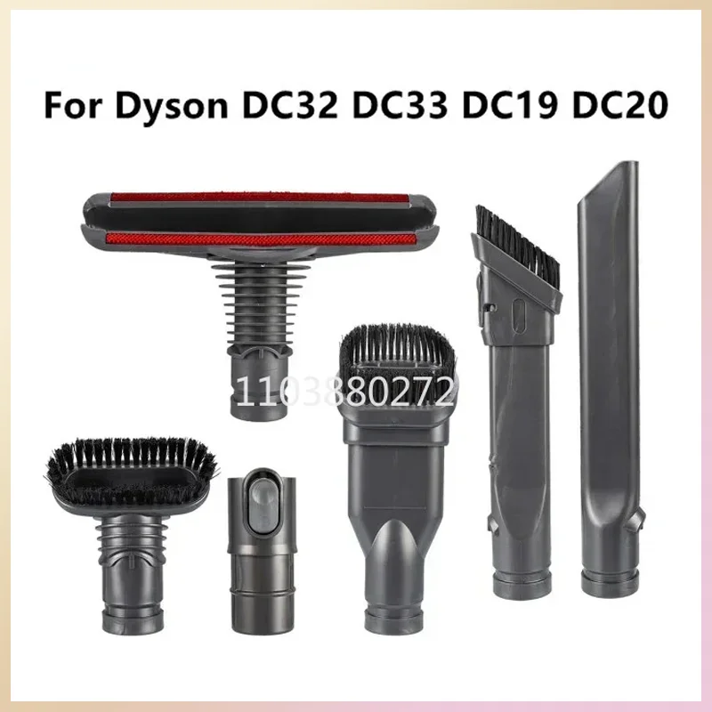 Accesorios de cepillo para hendiduras para aspiradora Dyson DC32 DC33 DC19 DC20, repuestos de limpieza para barredora