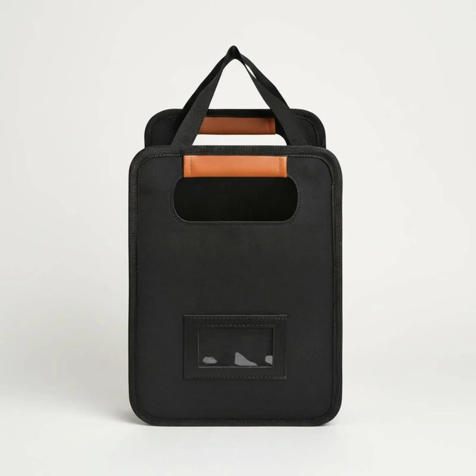 Foldable Drink Delivery Bag Adjustable Dividers Insulated Coffee Holder