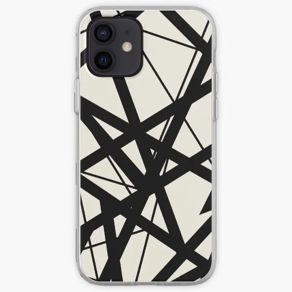 Evh Authentic Black White Stripes Des  Phone Case Customizable for iPhone X XS XR Max 11 12 13 14 Pro Max Mini 6 6S 7 8 Plus