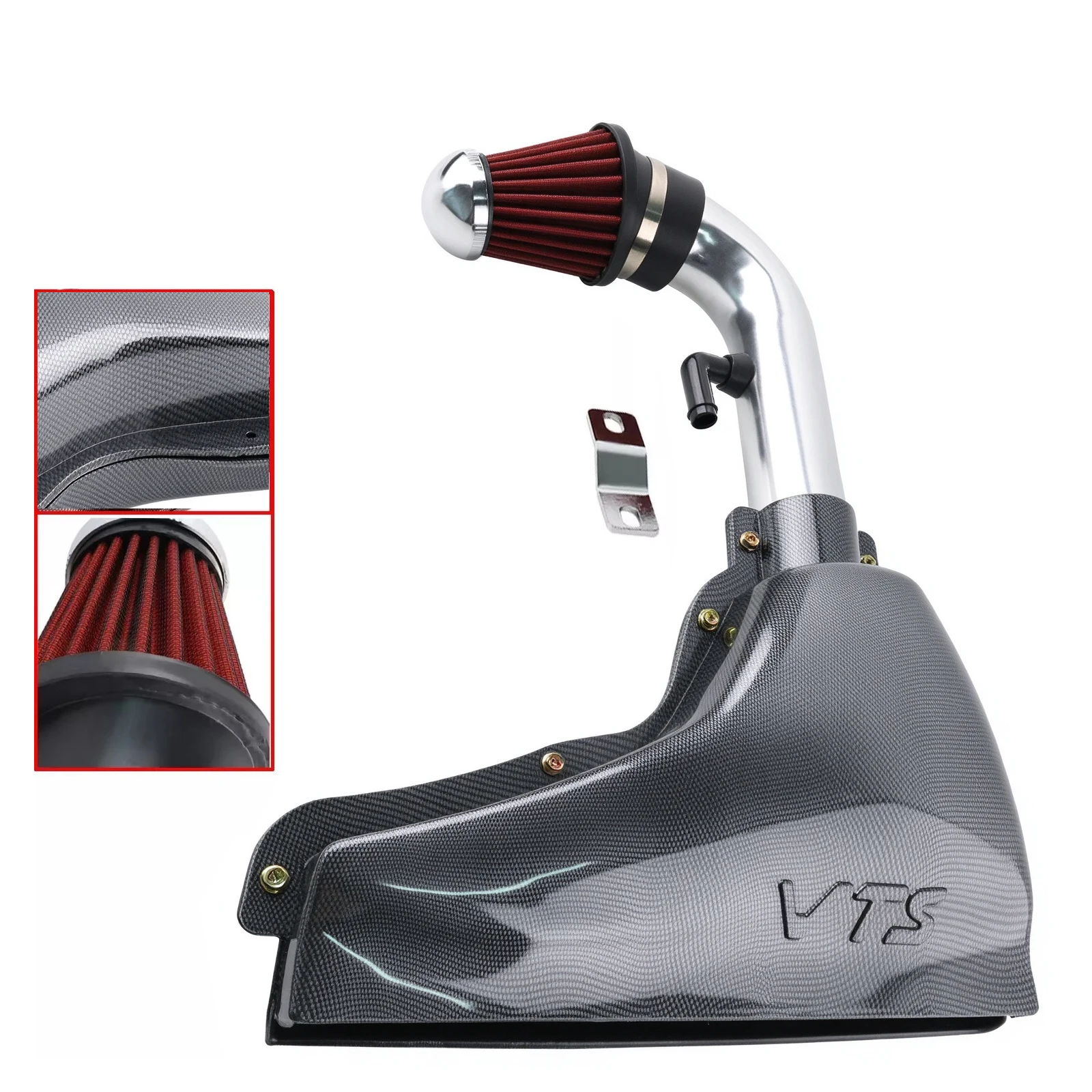 Air Intake System Steel Heat Shield Filter Air Inlet Systems Intake Box Air Filter For Peugeot 306 VTS