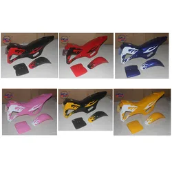Plastic Fairing Kit Fender Plate Guard Cover for Mini Moto Dirt Pit Bike 47cc 49cc
