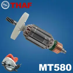 AC 220V 240V MT580 Armature Rotor For Maktec Circular Saw Spare Parts Power Saw MT 580
