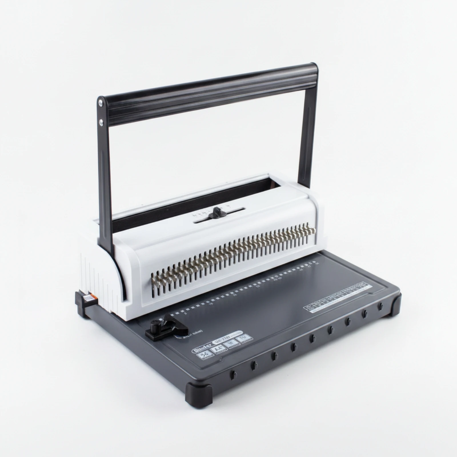 Paper Punch Binder Easy to Use Manual Paper Punching and Binding Machine Hand-Operated Desktop Binding Machine Low Force Handle