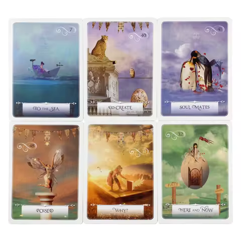 Game Deck Tarot Wisdom Edition Cards English Divination Board Deck Edition Versions Playing Game Wisdom of The Oracle Cards