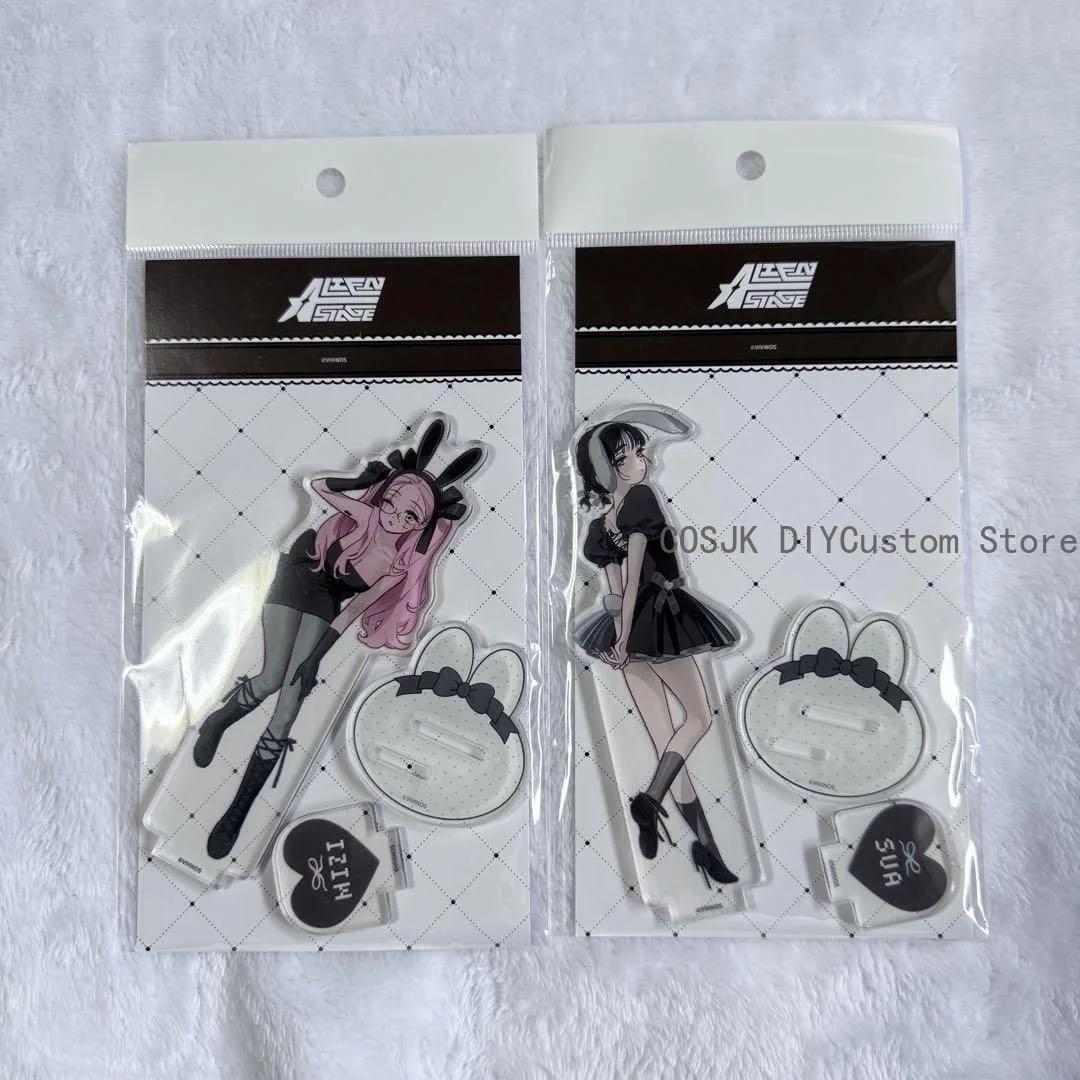 

Anime Alien Stage 3rd Anniversary Mizi Sua Cosplay Acrylic Ornament Stand Figure Model Display Plate Desktop Decoration Gift