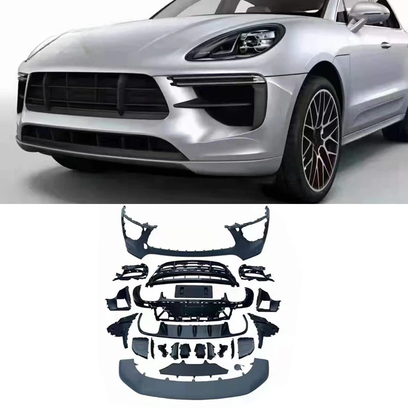 

PP Material Body Kit an 2018-2021Turbo Style Front Bumper Lip Retrofit Accessories