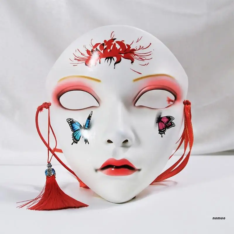 Beauty Mask Female Mask Hand Painted Halloween White Party Masks Costume Adult