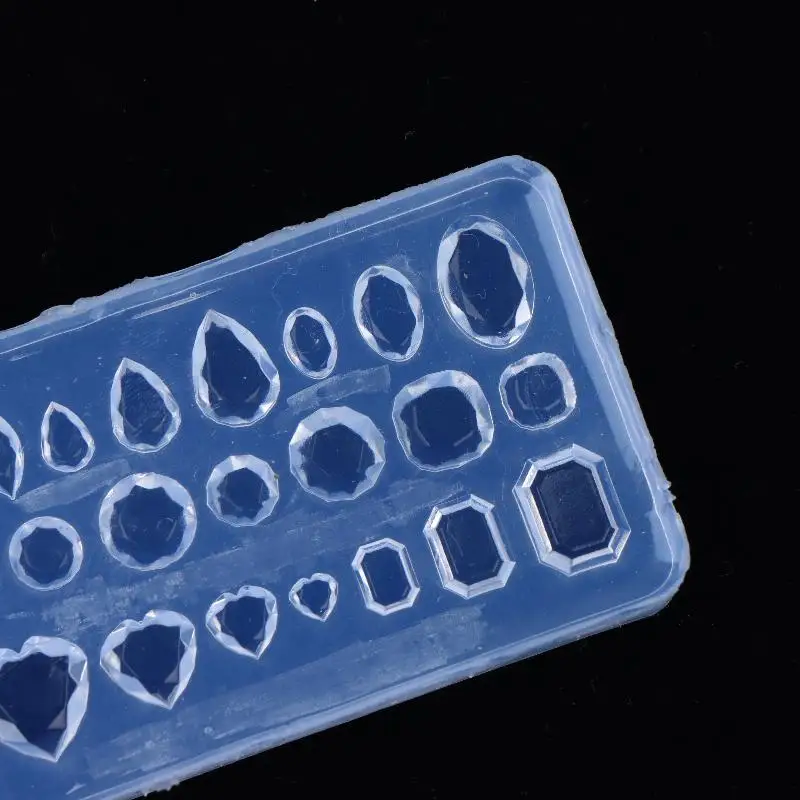 Nail-Art-Silikonform, verschiedene Stile, Edelstein-DIY-Werkzeug, Schmuckherstellung, Harz-Silikonform, Gießform – Detail 11