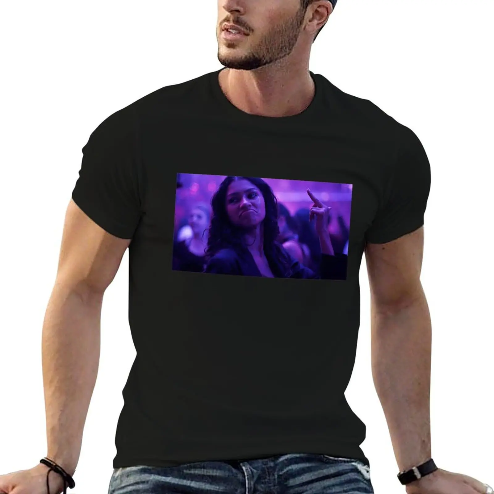 T-shirt Rue Euphoria pour homme, t-shirt en coton doux, t-shirt décontracté pour homme, t-shirt de créateur