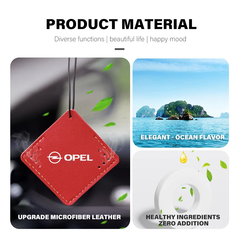 For Opel Car Emblems Interior Pendant Aromatherapy Deodorant Sachet Air Freshener ADAM ASTRA J K CORSA E INSIGNIA MOKKA VIVA