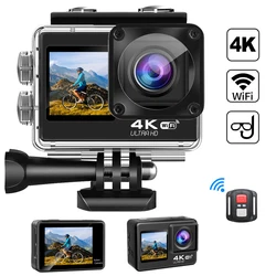 4K 60fps Driver Action Camera Ultra HD 1080P 120fps WiFi 2 Inch surf Underwater Waterproof Helmet Video Recording Sport WebCam