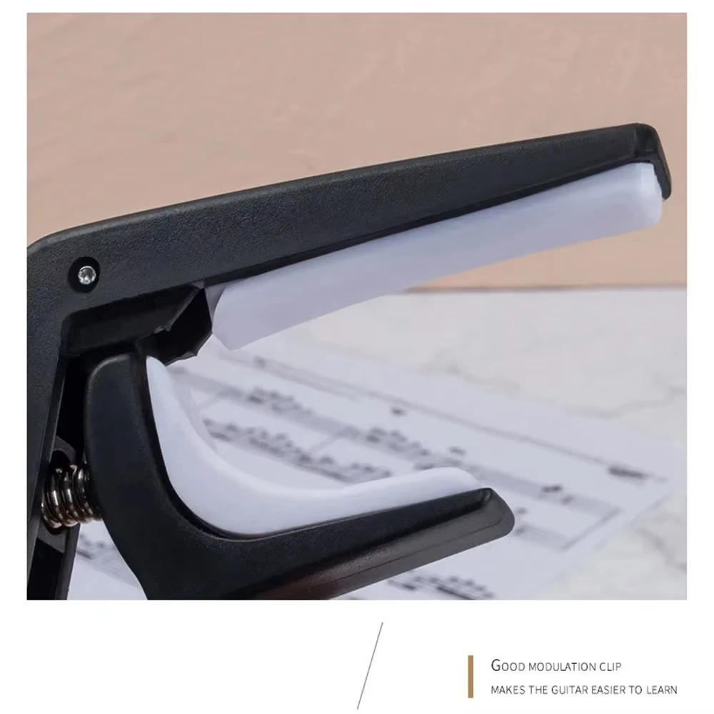 Universal Capo for Electric Guitar, Tuning Clamp Key, Zinc Alloy, Metal Capo, Parts and Accessories of Acoustic Classical Guitar