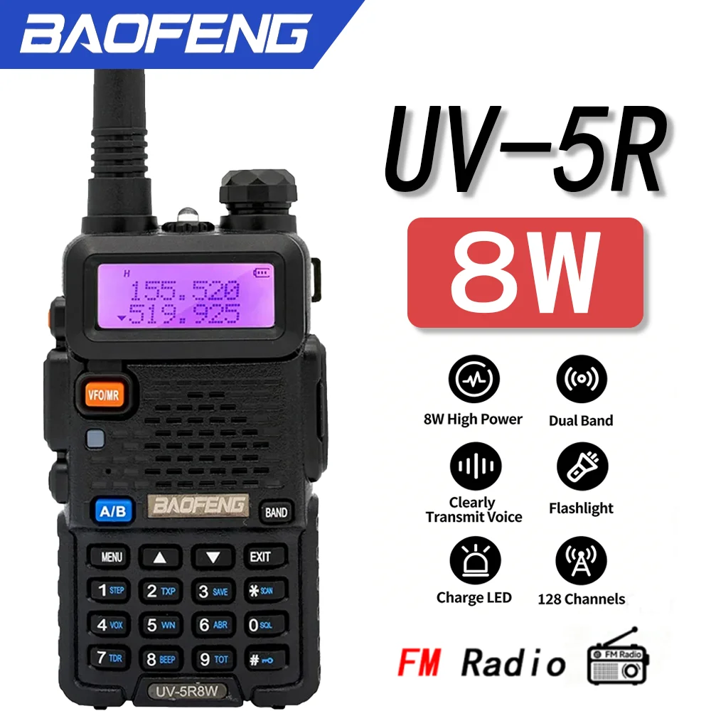 Baofeng UV-5R 8W Tr…