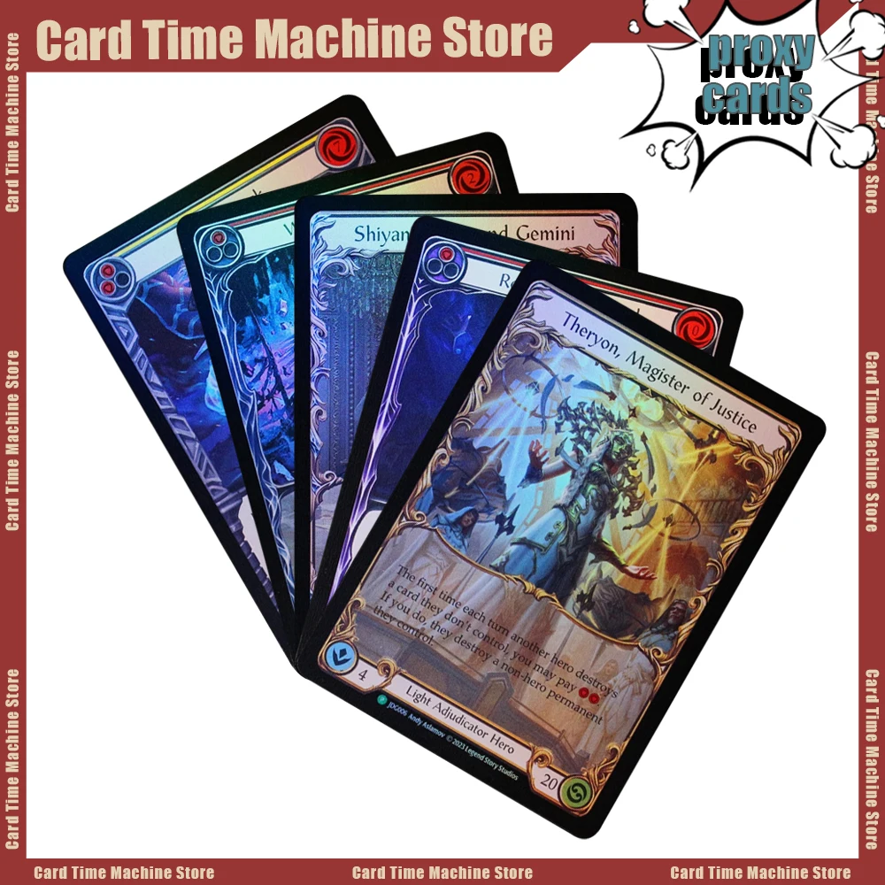 

Flesh and Blood FOIL Proxy Cards for Entertainment Games FAB Shiyana Diamond Gemini Widespread Ruin Collection Card Toys Gift