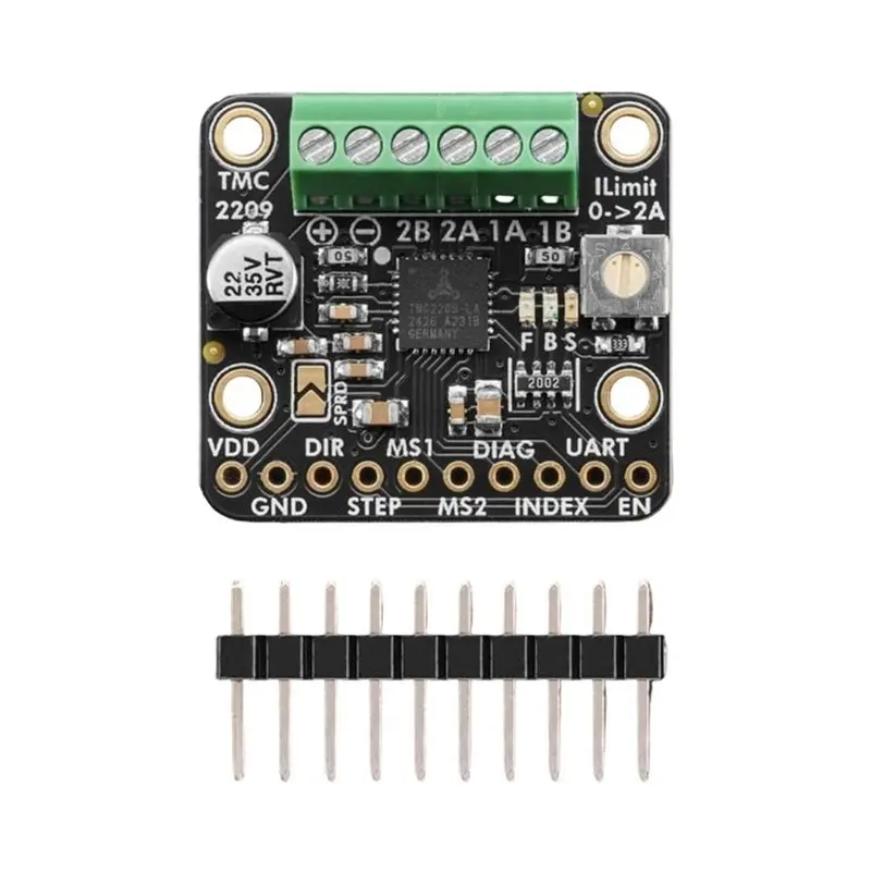 TMC2209 Stepper Motor Driver Module 5V-29V DC Breakout Board Stepper Motor Driver Board