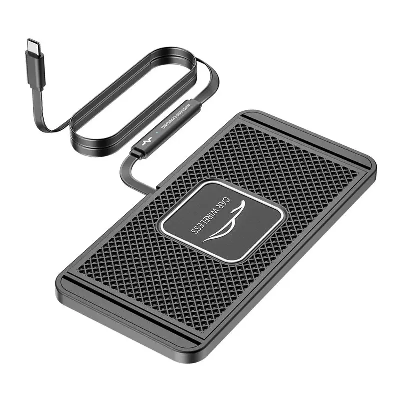 

Беспроводная зарядная станция ABKI для телефона: быстрая зарядка, подставка-держатель для автомобиля