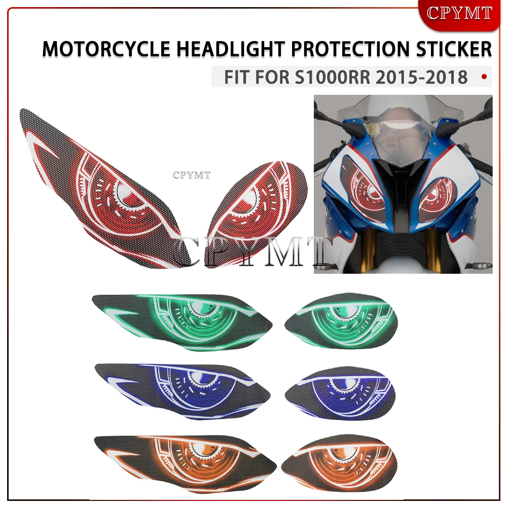 

Fit for S1000RR 2015 2016 2017 2018 Motorcycle Accessories Headlight Protection Sticker headlights eye body sticker