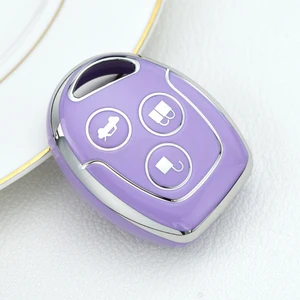 For Ford Mondeo Focus Fusion Fiesta Galaxy Transit 2008 2006 2007 TPU 3 Buttons Case Case of Car Cover Shield Accessories 8 Main Sales Ford Key Cover - №4