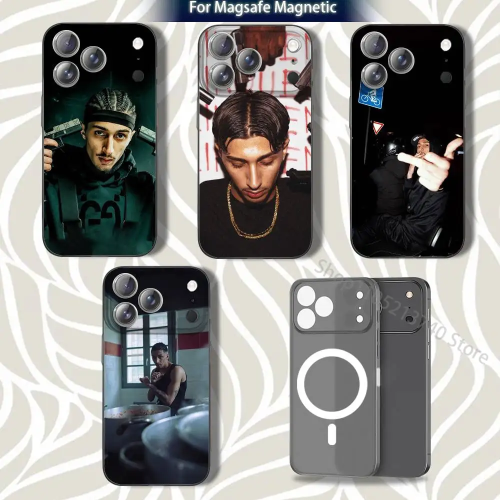 

B-Baby Music G-GangS For iPhone 17,12,11,14,13,15,16,Plus,Air,Pro,Max,E,Mini for Magsafe Magnetic Frosted Grey Phone Case