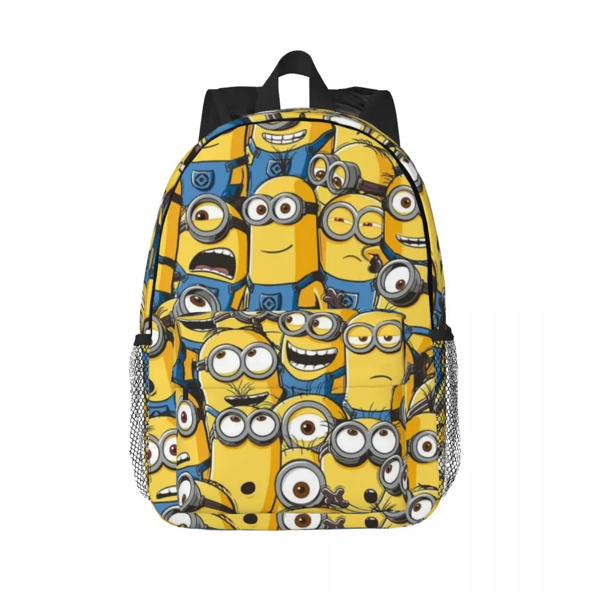 Minions impresso leve mochila casual, escola, ao ar livre, compras, escritório, 15"