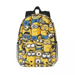 Minions impresso leve mochila casual, escola, ao ar livre, compras, escritório, 15