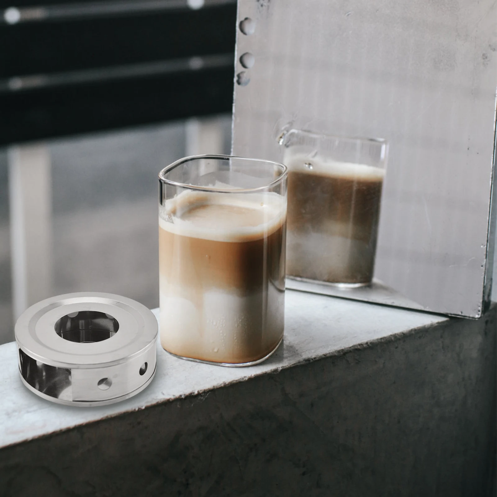 مدفئات الشاي الخفيفة من الفولاذ المقاوم للصدأ ، والشموع ، والأرائك ، وأبريق الشاي ، وإكسسوارات تقديم القهوة ، #2