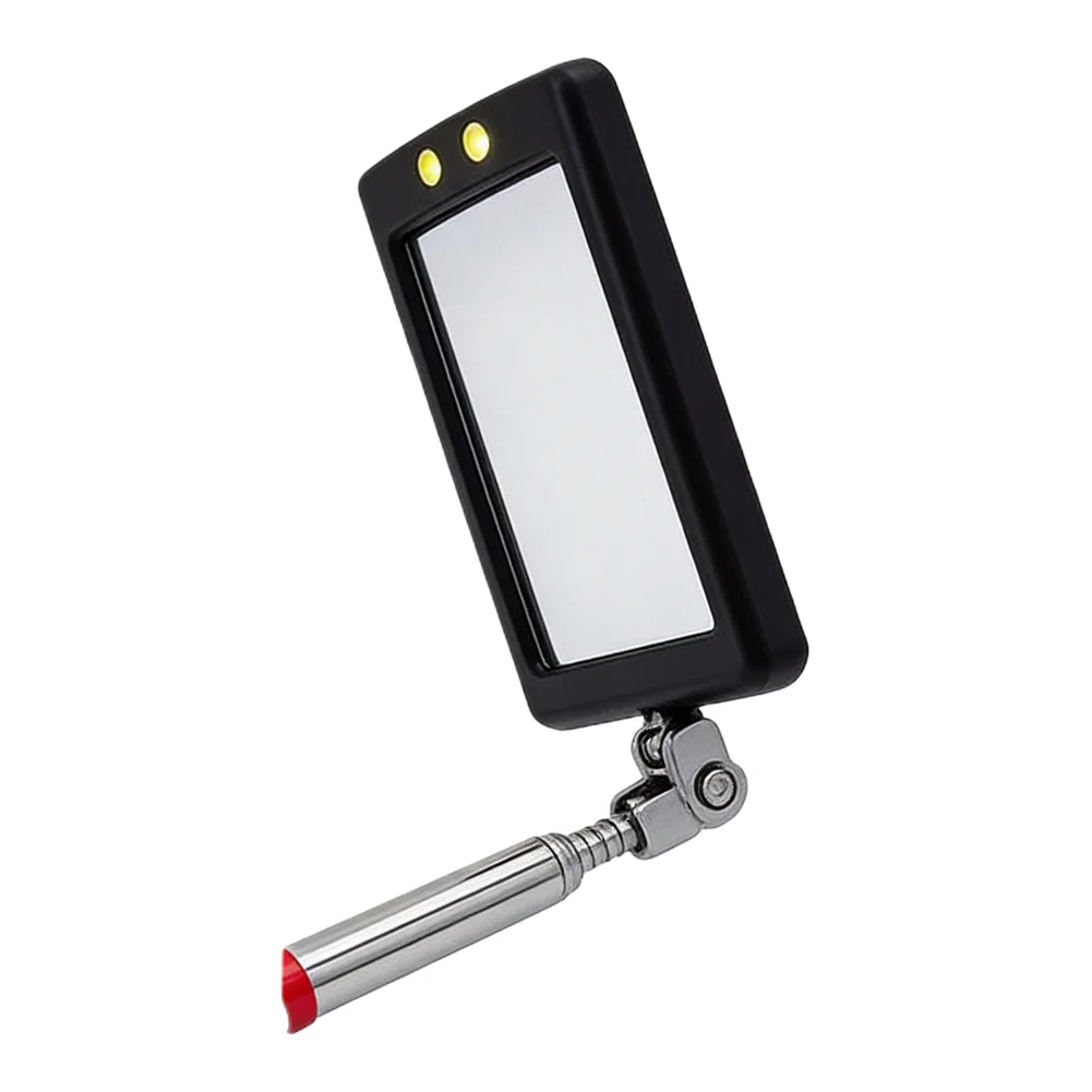 LED Inspection Mirror Telescopic Mirror AS SHOWN Bright LED Light Inspection Mirror Inspection Mirror ABS Construction