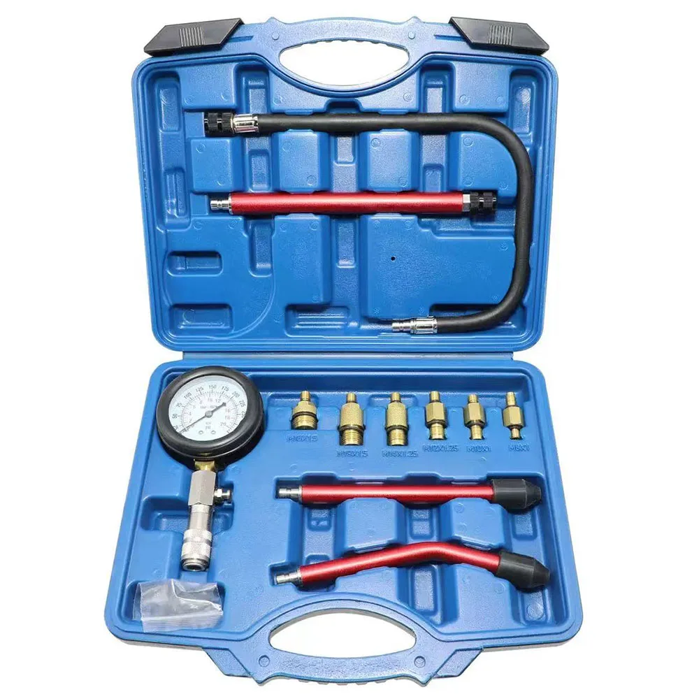UniversalCylinder Compression Test Tool Kit  Engine Repair Diagnostic for Car Motorcycle