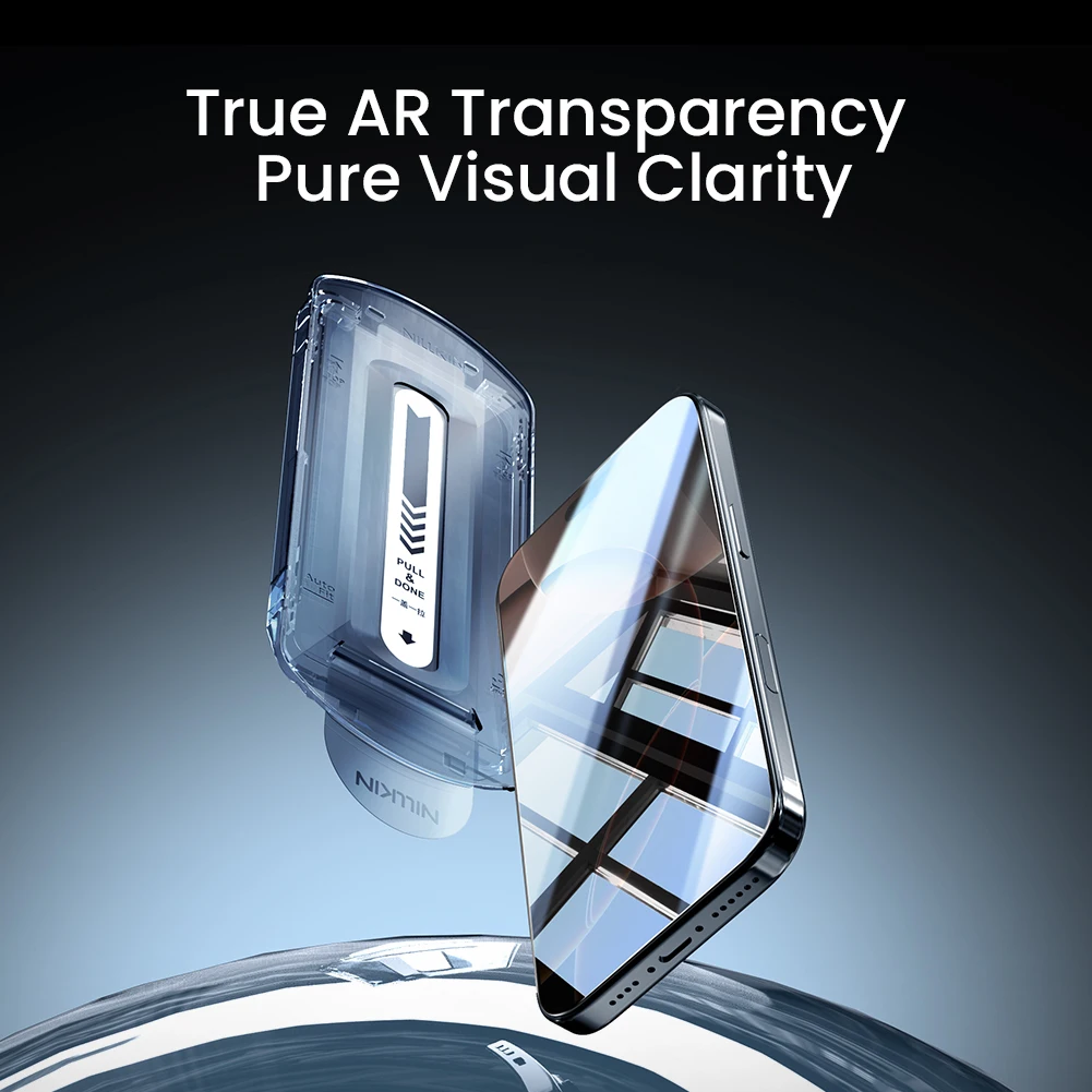 Nillkin Voor iPhone 17 Pro Max 17 Air 16 Pro Max 16 Plus H + Pro AR 9H Krasbestendig 3D Arc Edge Screen Protector