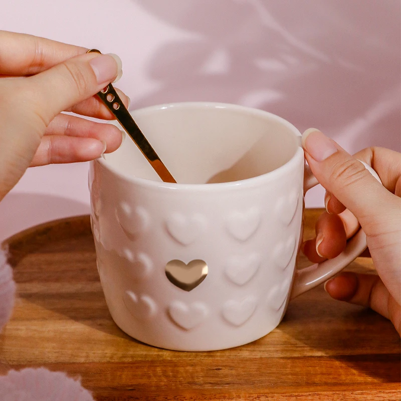 هدايا زفاف مدروسة هدايا عيد الحب للنساء 370 مللي كوب قهوة سوار المفكرة مجموعات هدية رومانسية فريدة لها #4