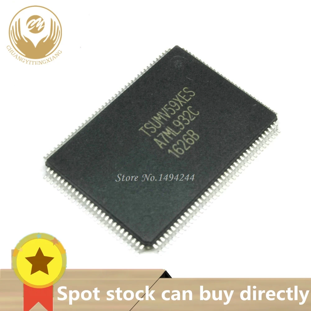 in stock TSUMV59XES TSUMV59 TSUMV59X TQFP-128  LCD-chip 5PCS/LOT