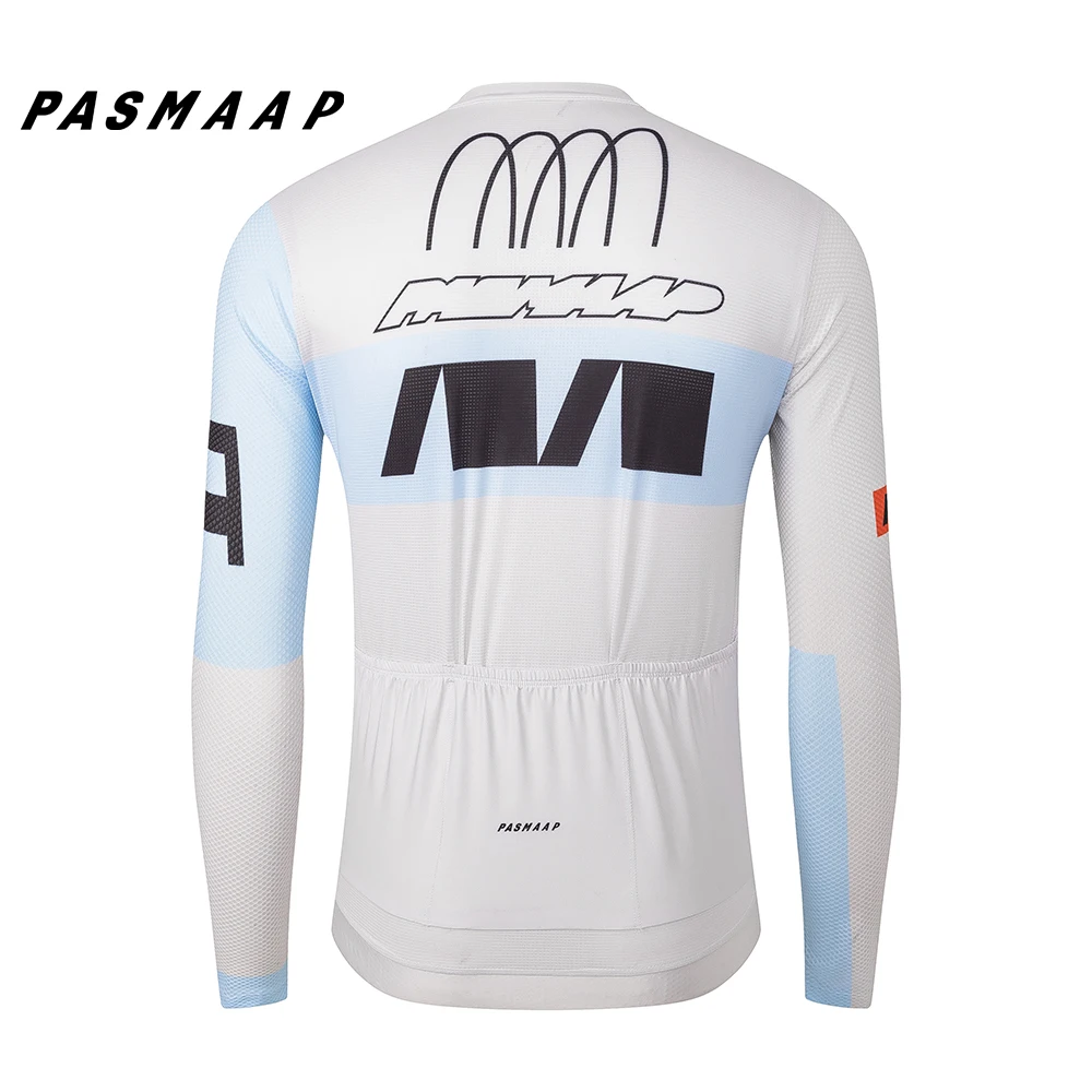 2024 PASMAAP Cycling Jersey Long Sleeve Pro Team Jersey MTB Road Bike Clothing Maillot Ciclismo Hombre Breathable Bicycle Shirts